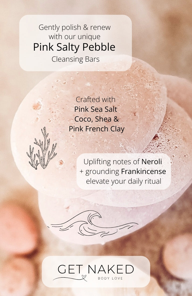 Pink Salty Cleansing Pebbles
