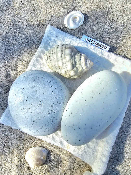 Indigo Salty Pebble Cleansing Bars