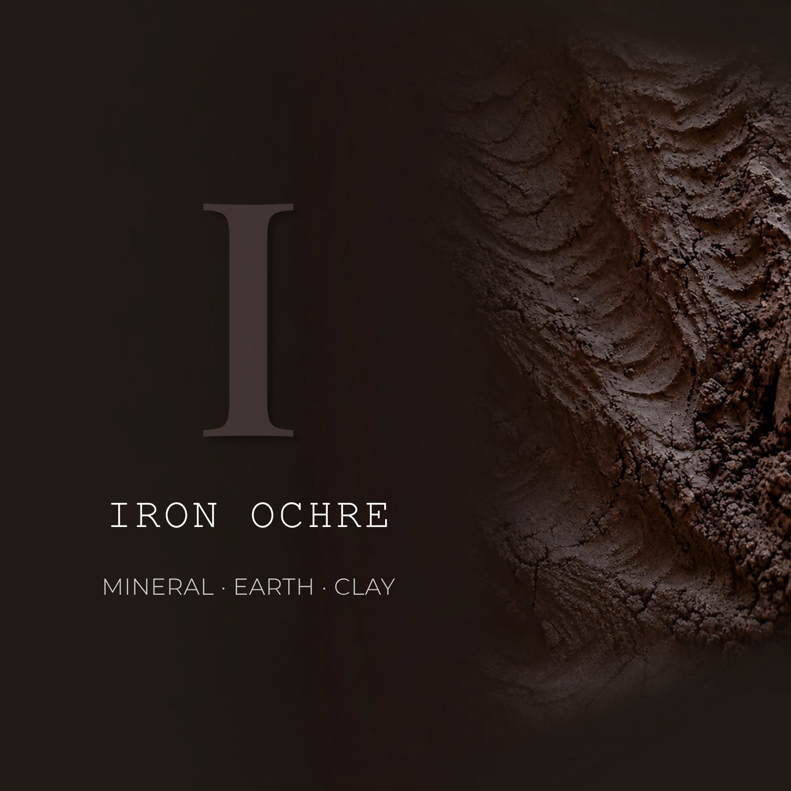 Iron ochre mineral clay used in Get Naked Australian Bathing Bricks