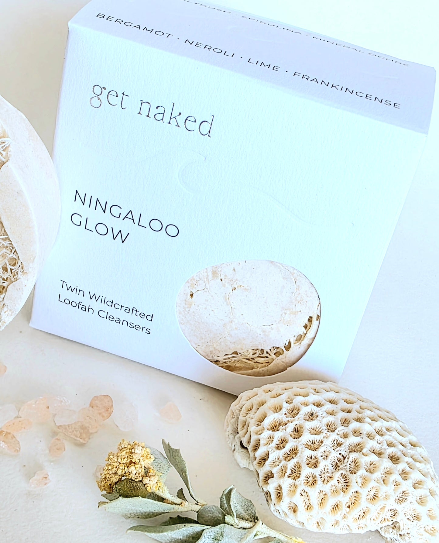 Ningaloo Glow — Twin Wildcrafted Loofah Cleansers