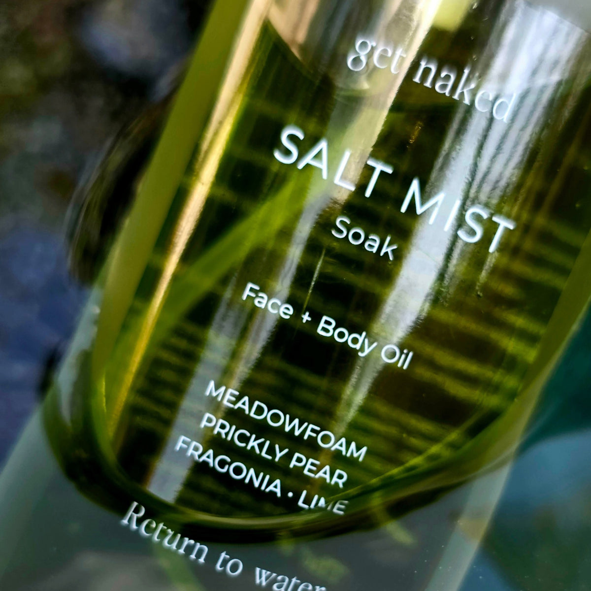 Get Naked Salt Mist Australian face and body oil with meadowfoam and prickly pear